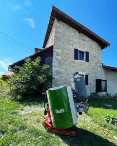 Trasporto di una caldaia in ambiente esterno